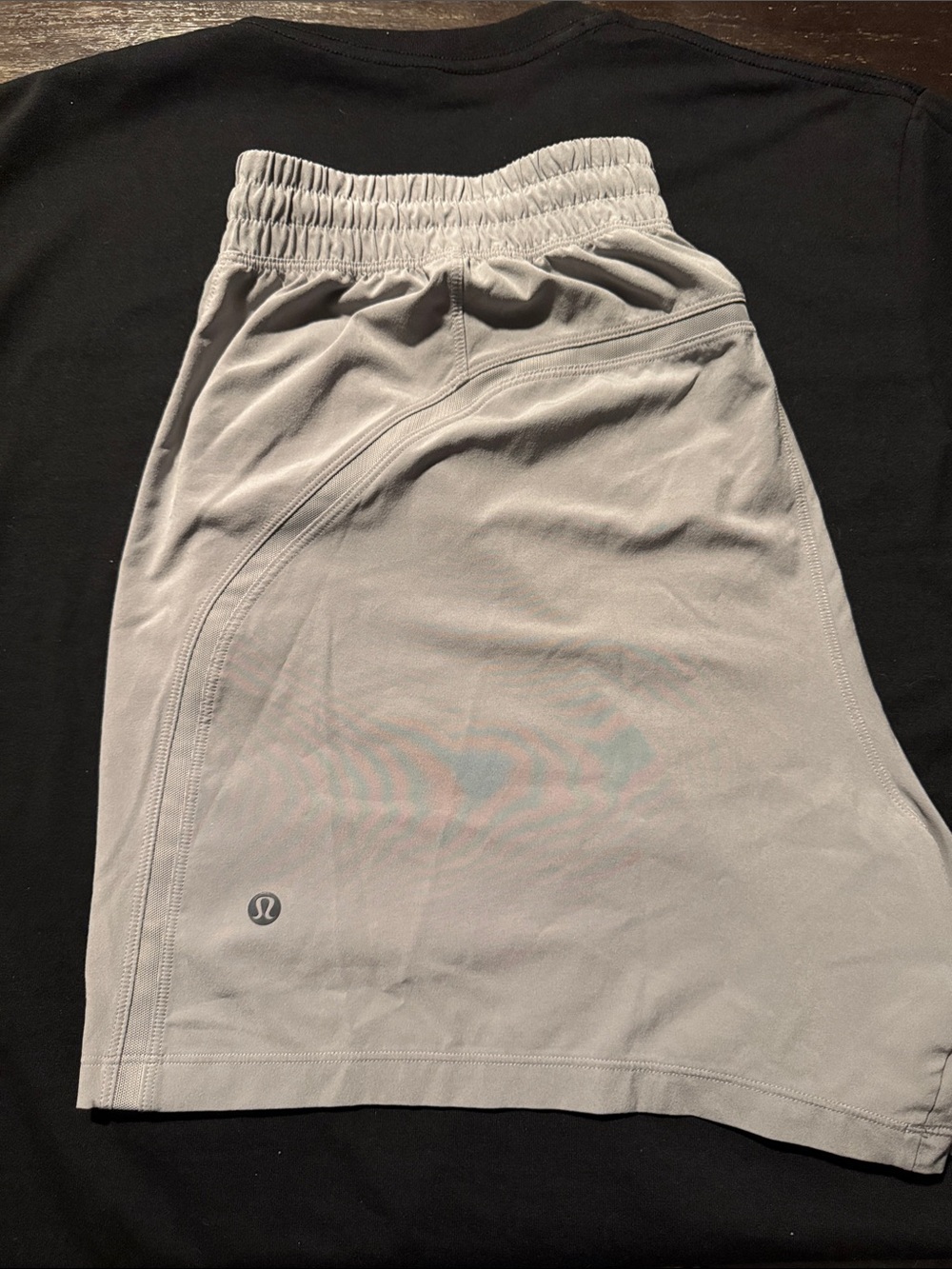 lululemon athletica Men's Light Gray Athletic Shorts
